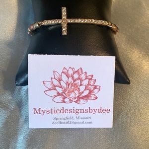 Side cross bracelet from Mystic designs by Dee